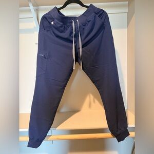 Figs Womens Navy Jogger scrub pants